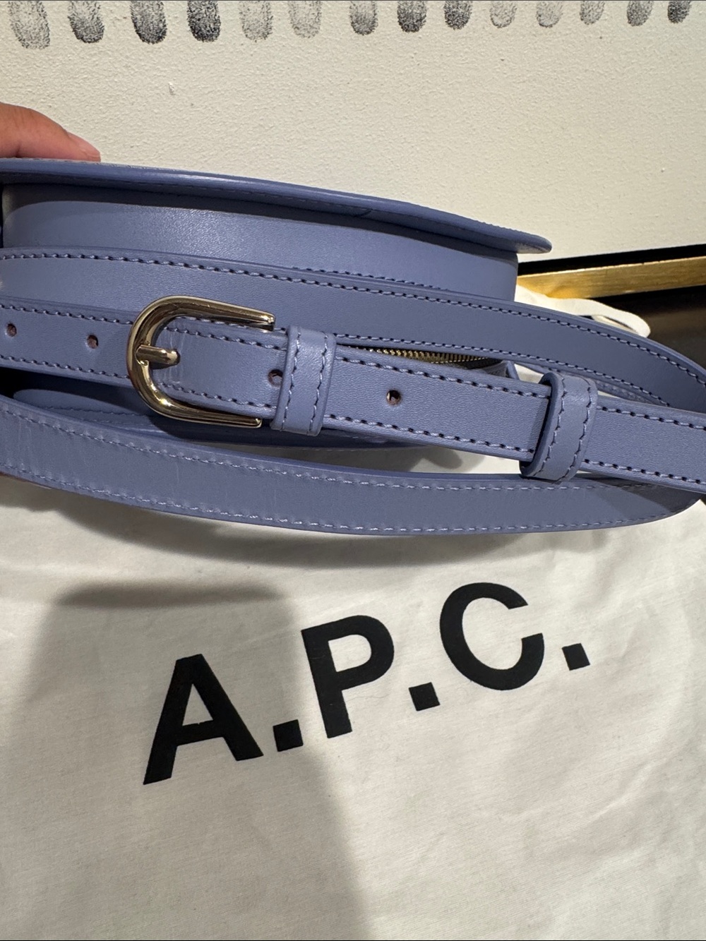 NEW A.P.C. Demi Lune Crossbody Bag - Picture 9 of 10